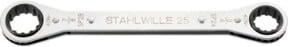 Stahlwille Ratschenringschlüssel Spline in Silber, Größe 24 x 28 mm, Länge: 235 mm - Bild 1