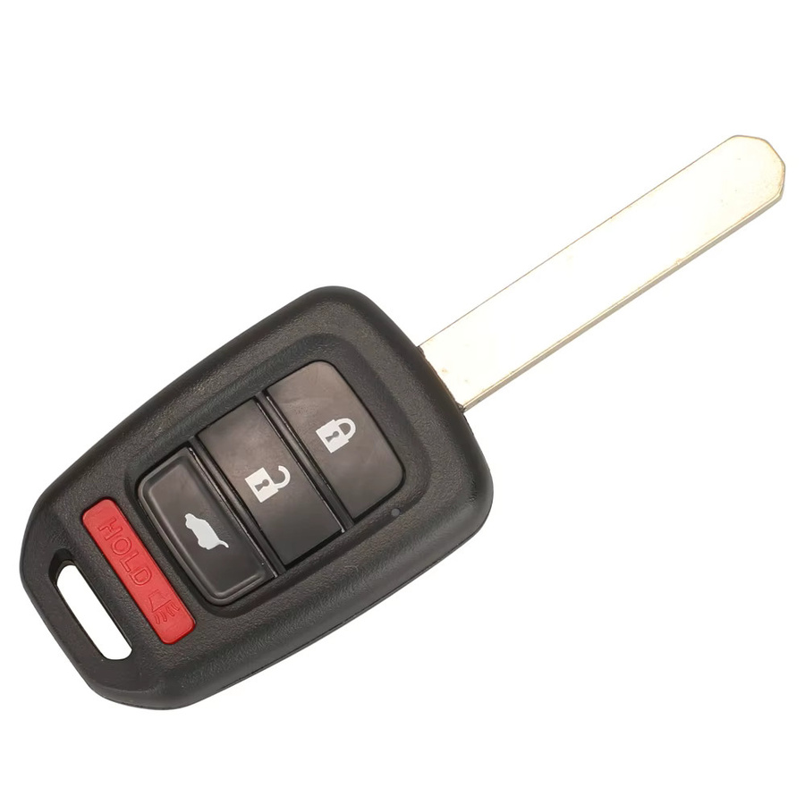 Jingyuqin Remote Key Shell für Honda Accord CR-V Xrv Vezel City Jazz Civic HRV Frv Geländewagen in Schwarz - Bild 3