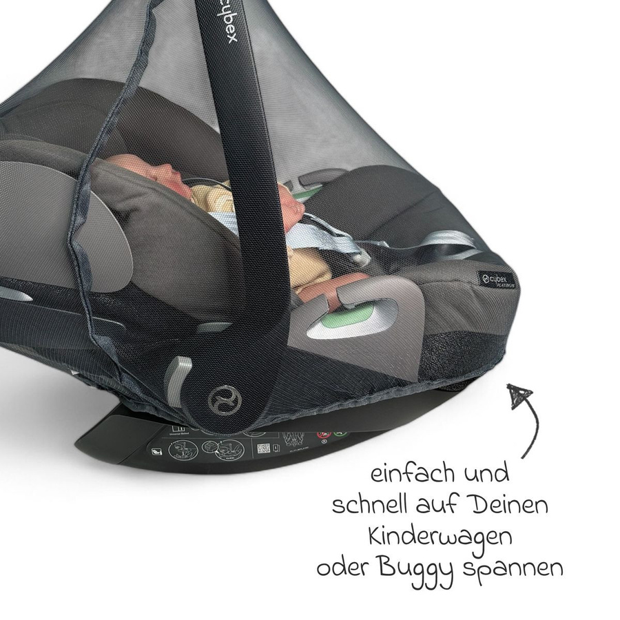 Kaiser Universal Insektenschutz Mückennetz für Babyschalen in Dark Grey - Bild 3