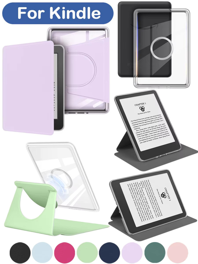 Chamqin-Teen Magnetische Halterungshülle für Kindle Paperwhite Colorsoft 10., 11. und 12. Generation, 6,8 und 7 Zoll, Blau - Bild 6