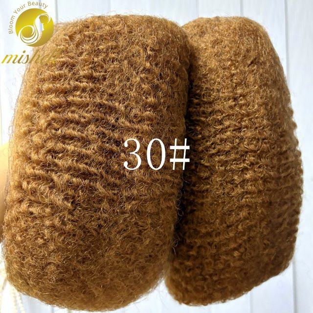 MISHELL Afro Kinky Echthaar in Strähnen, 30 Stück, Unisex - Bild 1
