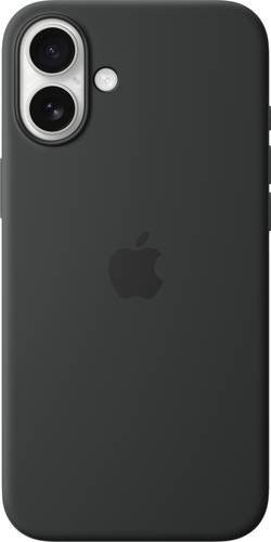 Apple Silicone Case für iPhone 16 Plus in Schwarz, stoßfest und induktiv ladbar - Bild 1