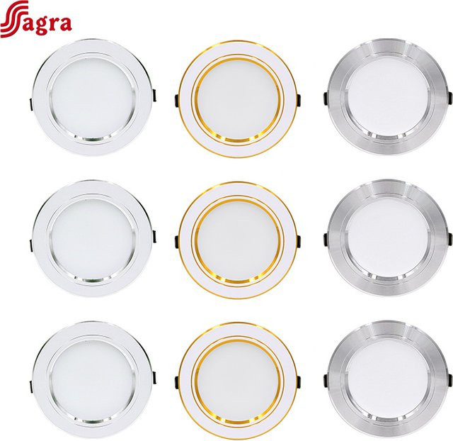 Sagra LED Downlight Runde Deckeneinbauleuchte in Weiß - Bild 1