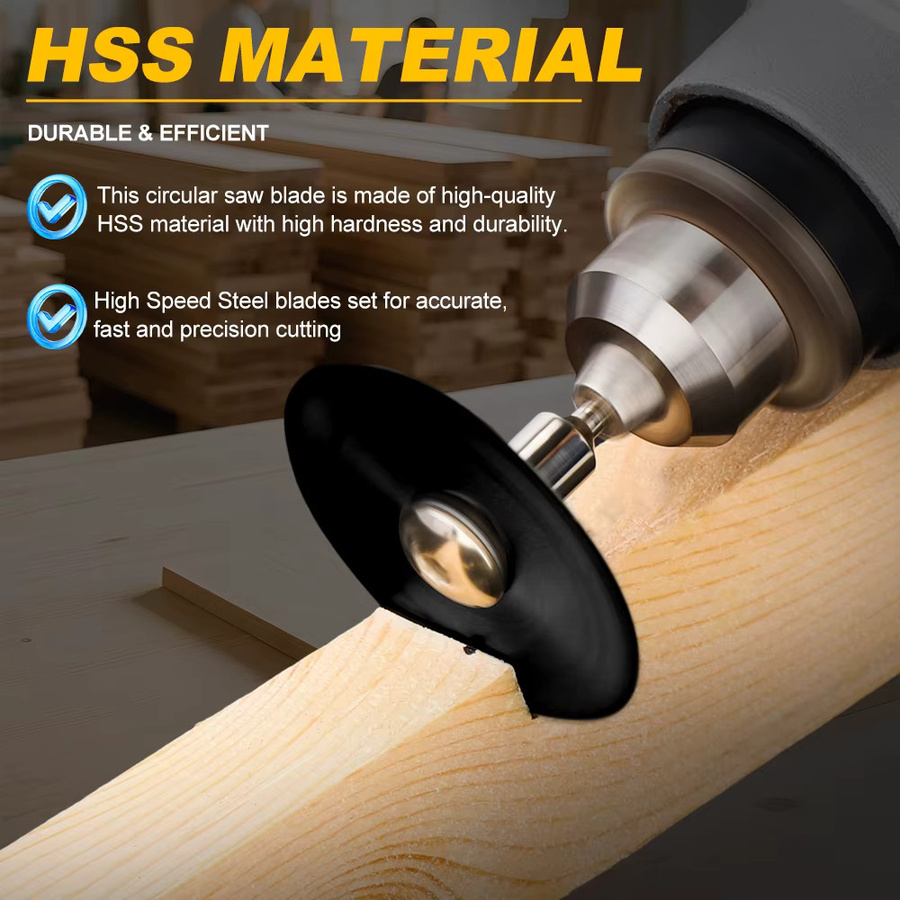 CMCP HSS Kreissägeblatt für Holz mit 44 bis 80 Zähnen, Durchmesser: 85 mm - Bild 3