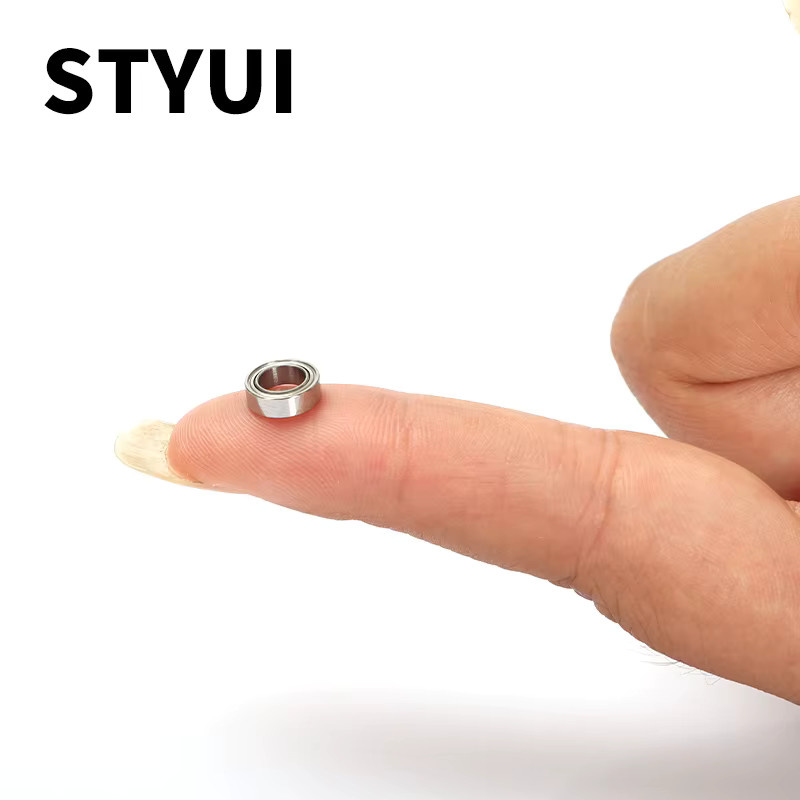 10 Stück Mini-Kugellager Set in Silber, verschiedene Typen 681 bis 699 ZZ RS - Bild 2