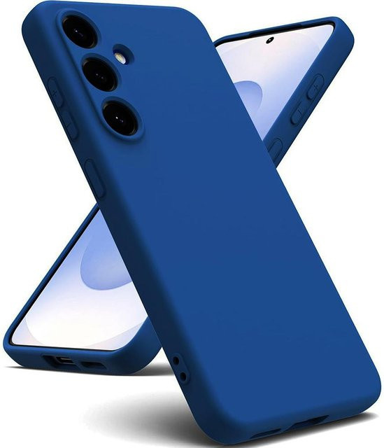 Stoßfeste Flüssigsilikon-Schutzhülle für Samsung Galaxy S25 S24 S23 S22 S21 FE Ultra Plus in Candy-Farben - Bild 1