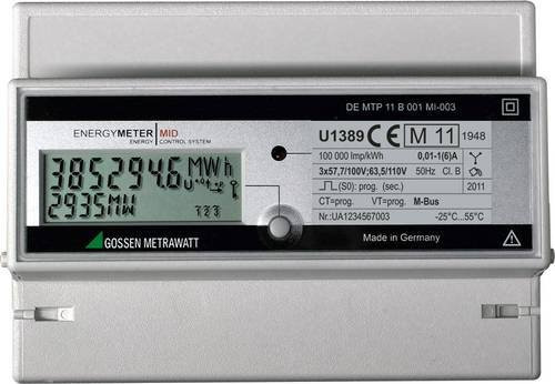 Gossen Metrawatt U1387-V011 Drehstromzähler mit Wandleranschluss digital 5 A grau - Bild 1