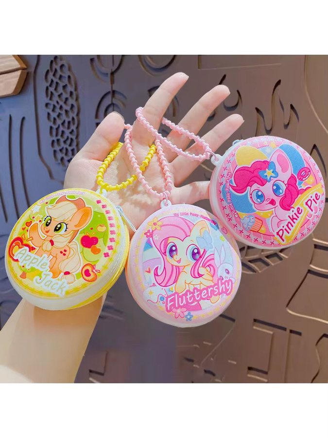 Hasbro My Little Pony Münzbörse, Mini-Kurzbörse mit Schlüsselanhänger - Bild 3