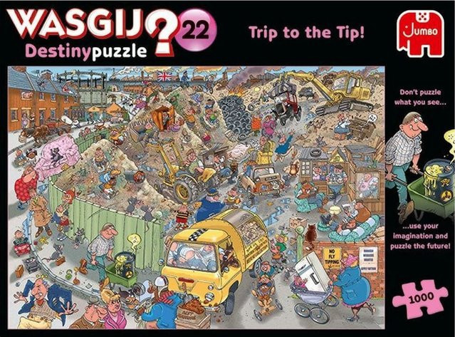 Jumbo Wasgij Entsorgen ohne Sorgen?, Puzzle, 1.000 Teile - Bild 1