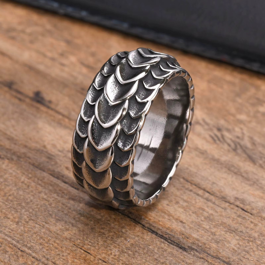 prjewel Ring Edelstahl, Silber, Herren - Bild 3