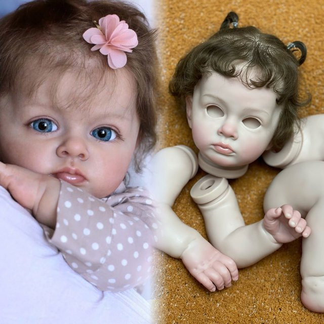 AnjoDoll Tutti wieder geborene Babypuppen-Kit mit Stoff und Vinyl - Bild 1