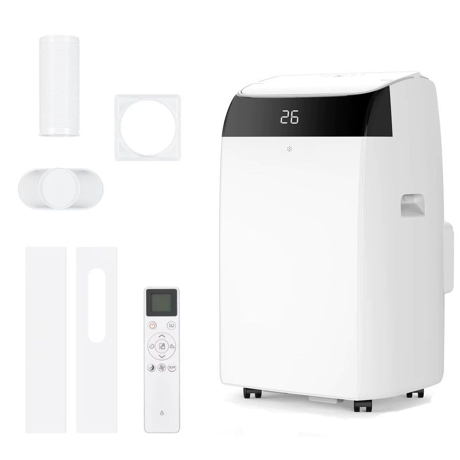 HiMISS Tragbare Monobloc Klimaanlage 12000 BTU in Weiß mit 4-in-1-Funktion, Entfeuchter, Lüfter und Automatikmodus - Bild 5