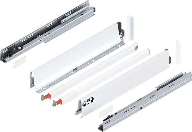 Blum D-Reling Tandembox antaro Vollauszug Seidenweiß 500 mm 1 Paar - Bild 1