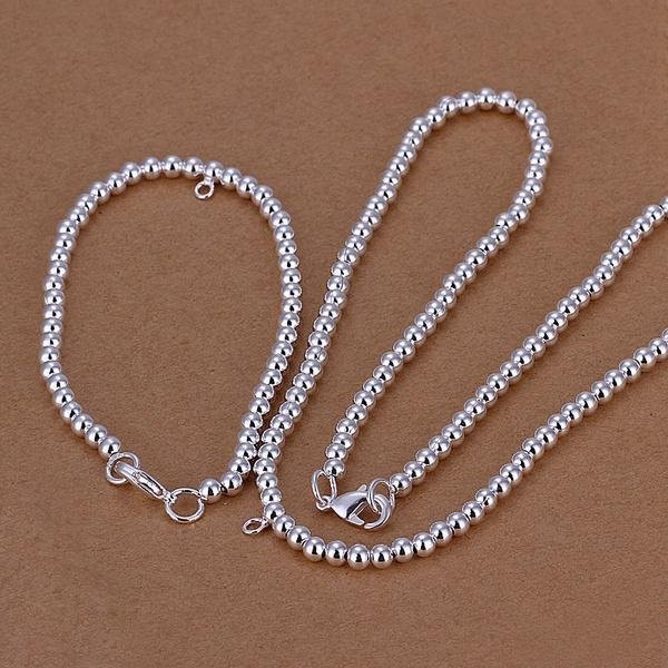 Wucifang Jewelry Schmuck Set, Perle, Silber, Damen - Bild 1