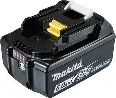 Makita Akku BL1860B 18V Li-Ion 6,0Ah Schwarz - Bild 1