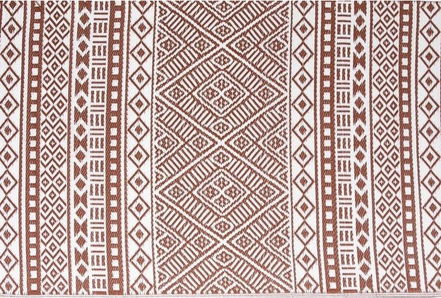 Jet-Line Outdoorteppich Scarlett Braun Gemustert B: 120 cm, T: 180 cm - Bild 1
