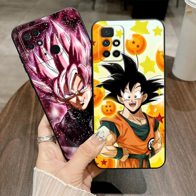 Dragon Ball Handyhülle mit Frieza und Son Goku in Schwarz für Xiaomi Redmi 14C, A1, A2 Plus, K80 Pro, A4, 13C, A5, 12C, 9, A3 - Bild 1
