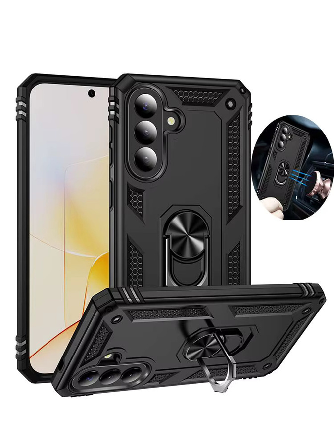 Stoßfeste Silikon Schutzhülle für Samsung Galaxy A55 A35 A25 A16 A06 in Schwarz und Blau - Bild 7