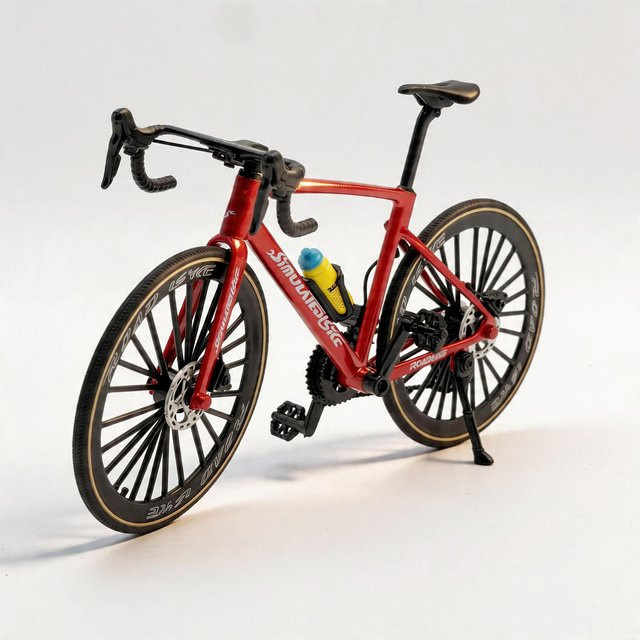 Linyi toy car Rennrad Modell, 1:8 Maßstab, Metall, Schwarz, ab 3 Jahren - Bild 1