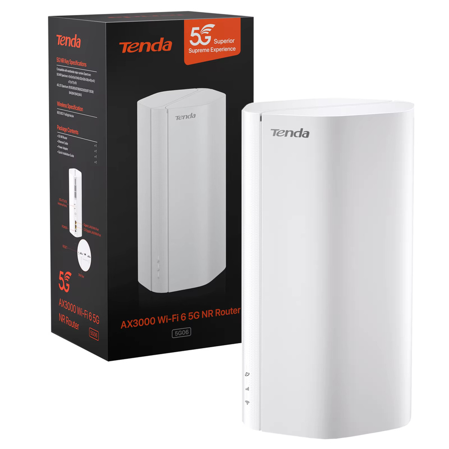 Tenda 5G CPE Router mit WiFi und LTE/5G Unterstützung in Weiß - Bild 4