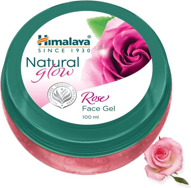 Himalaya Natural Glow Rose Face Gel, 100 ml, für normale Haut - Bild 1
