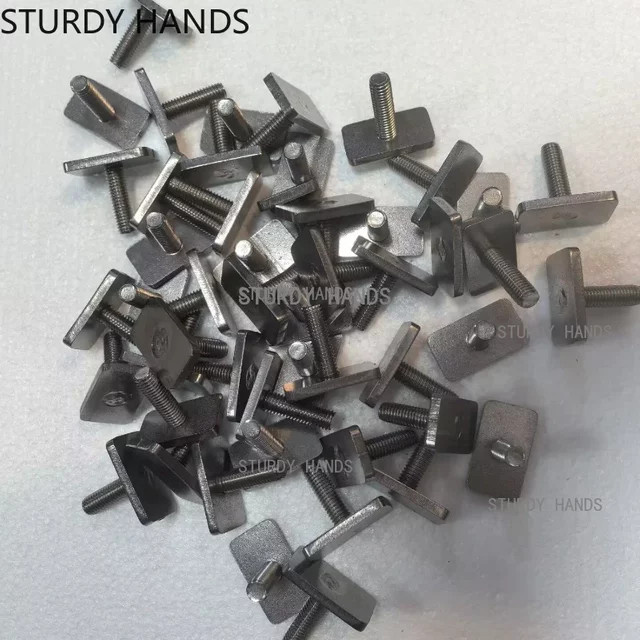 10 Stück T-Nut Bolzen aus Edelstahl A2-70 in Silber für Rutschschienen und Tracks, Hammerkopf Bolzen M6 M8 - Bild 1