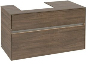V&B Waschtischunterschrank Collaro mit LED-Beleuchtung, B/T/H: 100 x 54,8 x 50 cm - Bild 1
