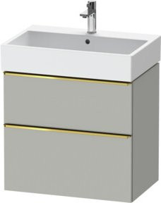 Duravit Waschtischunterschrank D-Neo Wandmontage, Weiß Hochglanz, B: 68,4 cm, T: 44,2 cm, H: 62,5 cm - Bild 1
