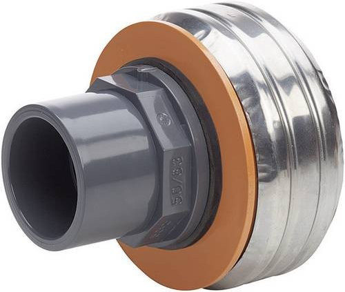 FIAP 2858 Ersatz-Pumpanschluss in Grau, Durchmesser: 130 mm, Länge: 110 mm - Bild 1