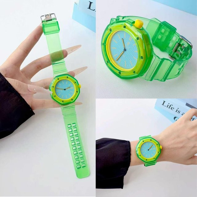 KILPILLS Uhrenarmband, Kunststoff, Transparent, Unisex - Bild 1