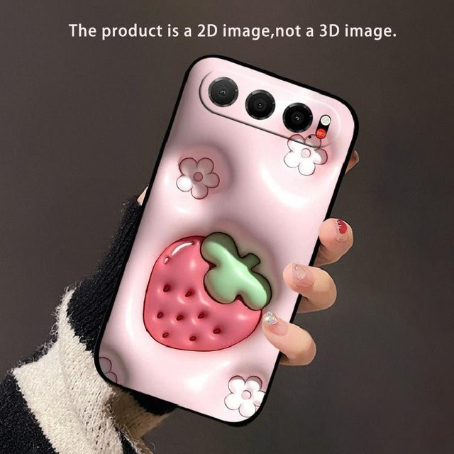 ZTE Nubia Air 5G Schutzhülle mit niedlichem Astronauten Design aus weichem TPU Silikon in Pink - Bild 1