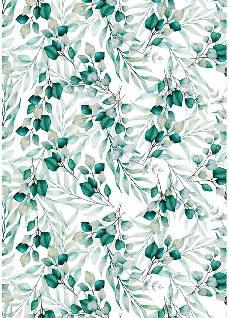 Transparentpapier Eukalyptus von MarpaJansen in Grün - Bild 1