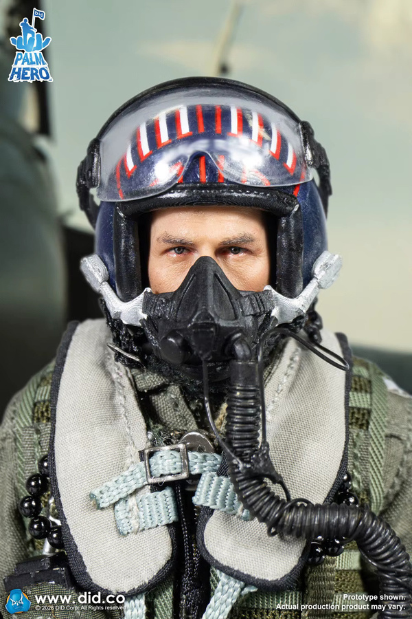 DID Palm Pocket Series US Piloten-Soldaten-Puppe, Einzelfigur, 1/12 - Bild 2