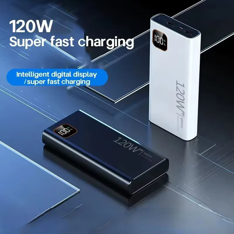 Lenovo Powerbank mit 50000 mAh Kapazität und 120 W Schnellladefunktion in Schwarz - Bild 2