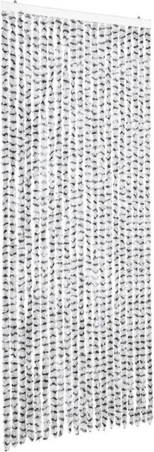 vidaXL Insektenschutz-Vorhang aus Chenille in Grau, B/H: 90 x 220 cm - Bild 1