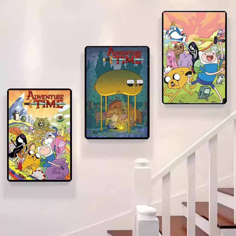 Anime A-Adventure Cartoon Time Poster selbstklebende Wandkunst Dekoration in Mehrfarben - Bild 3