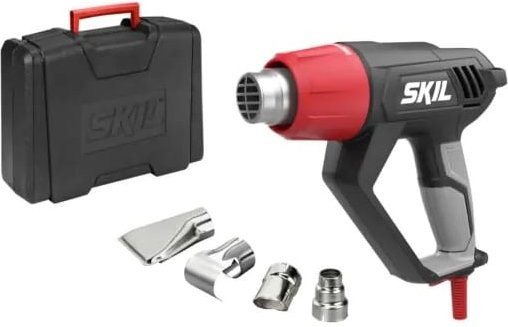 SKIL Heißluftgebläse 8003 FD in Rot mit 2000 Watt und einstellbarer Arbeitstemperatur von 70°C bis 600°C - Bild 1