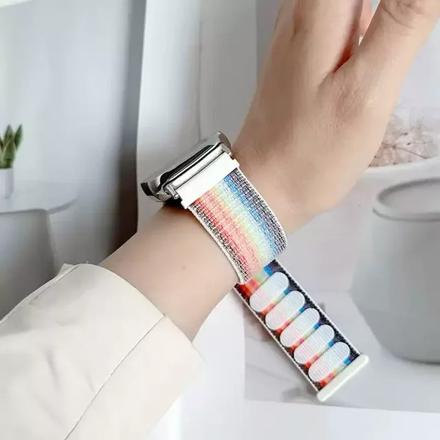 Uhrenarmband Nylonschlaufe, Textil/NATO, Bunt, Unisex - Bild 1