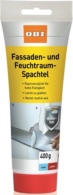 OBI Fassaden- und Feuchtraum-Spachtel Weiß 400 g - Bild 1