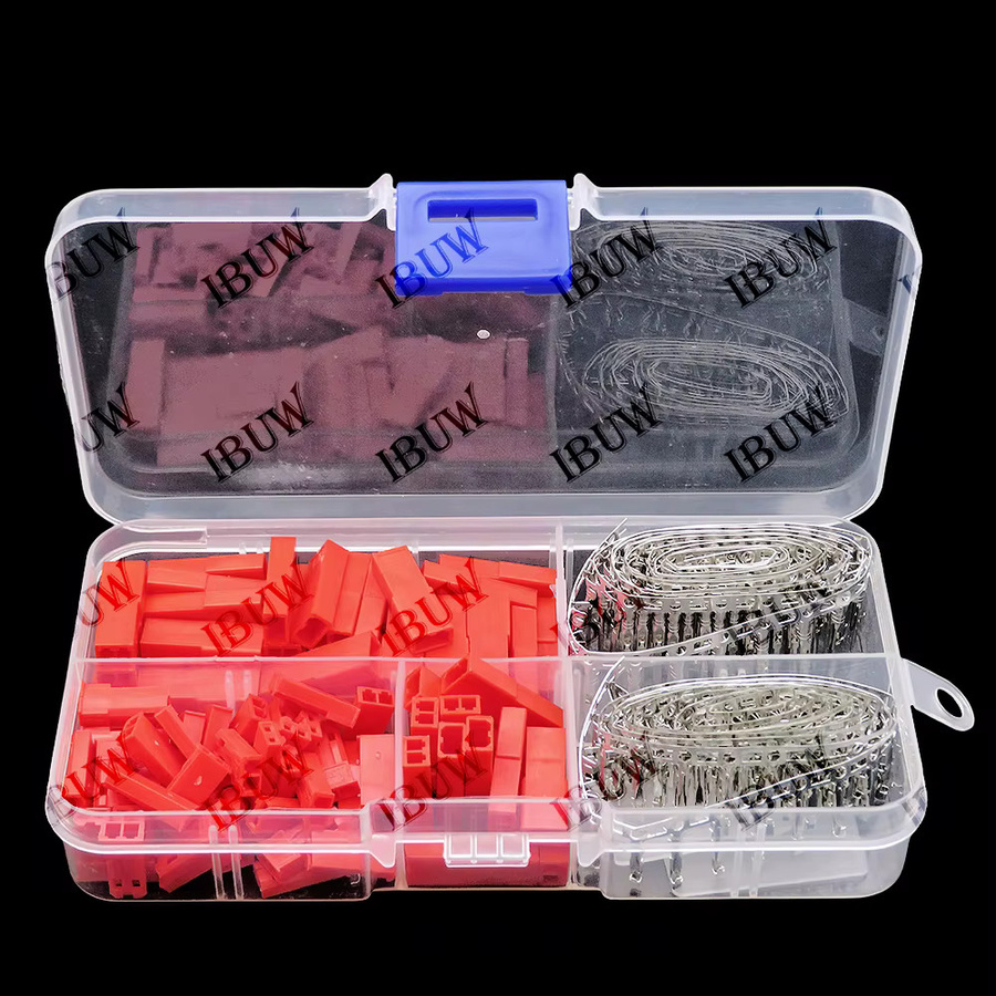 50er-Set JST SYP-2A 2-Pin Steckverbinder Rot mit Buchse und Stecker für RC Lipo-Akkus 2,54mm - Bild 2