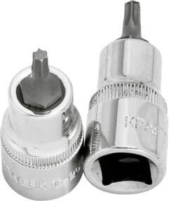 Kraftwerk 1/2" TX-Bit-Stecknuss T10 in Silber - Bild 1