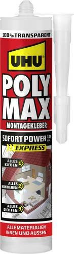 UHU Poly Max Montagekleber MS-Polymer Transparent 300 g - Bild 1