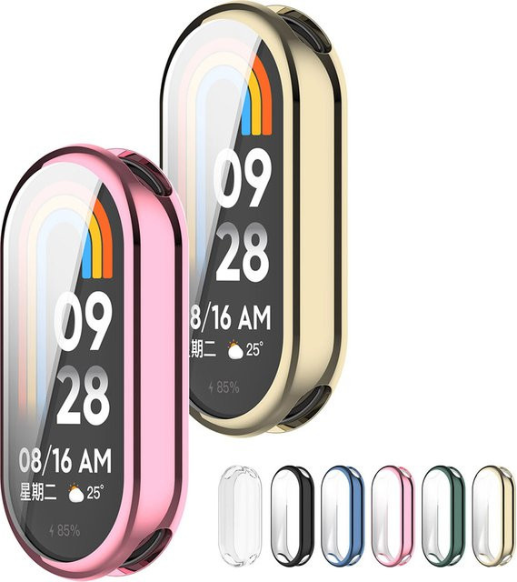 Xiaomi Smartwatch Hülle, Keramik, Kunststoff, Bunt, Xiaomi Smart Band 8/8 NFC - Bild 1
