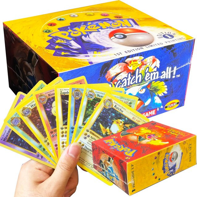 Pokémon Base Set Booster Box TCG, Sammlerkarten, ab 10 Jahren - Bild 1
