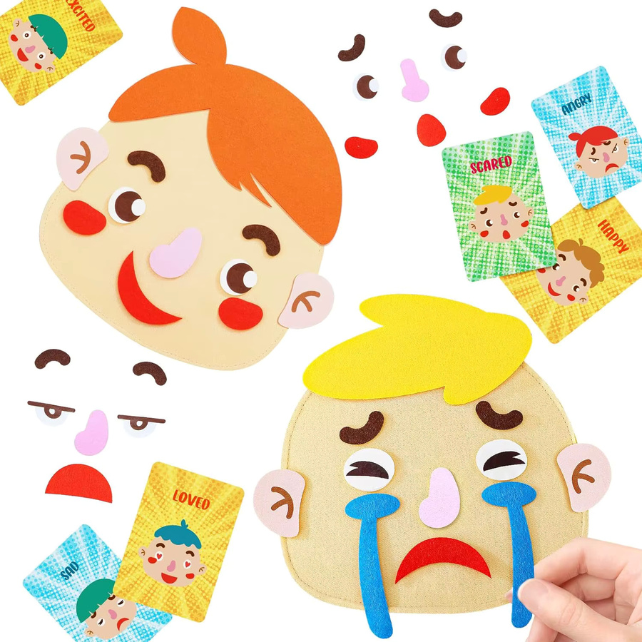 LOLOTREE Soziales emotionales Lernspielzeug, lustige Gesichter, Spiele - Bild 4