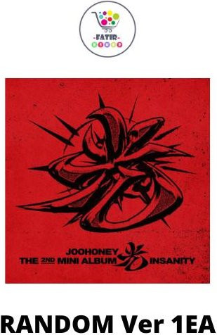 Monsta X JOOHONEY 2. Mini-Album INSANITY CD mit Random POB in Rot - Bild 1