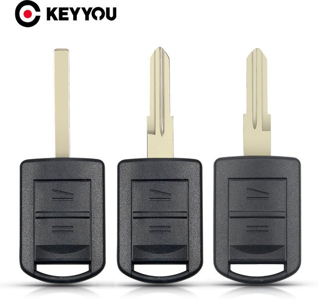 Keyyou Remote Key Shell Fall mit 2 Tasten für Vauxhall und Opel Corsa Combo Meriva in Schwarz - Bild 1
