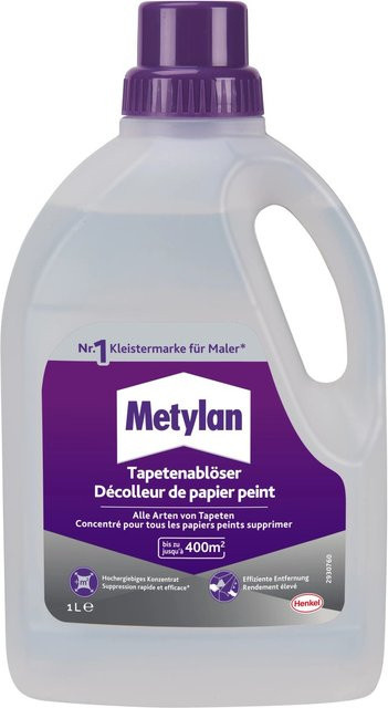 Metylan Aktiv Tapetenablöser auf Wasserbasis für 400 m², 1 Liter - Bild 1