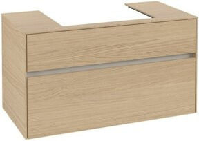 Villeroy & Boch Waschtischunterschrank Collaro in Nordic Oak, Wandhängend, B/H/T: 100 x 54,8 x 50 cm - Bild 1