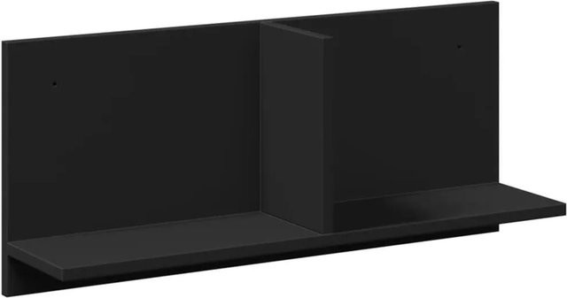 vidaXL Wandschrank aus Holzwerkstoff in Schwarz, B/H/T: 70 x 30 x 16,5 cm - Bild 1